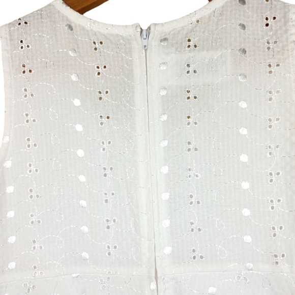 BONNIE JEAN EMBROIDERED LACE TRIM TIE‎ BACK DRESS - Picture 5 of 8